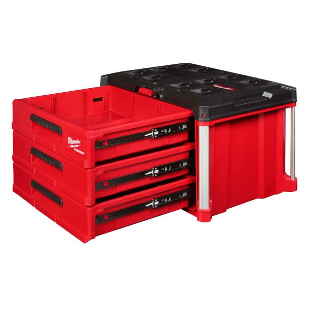 กล่องเครื่องมือลิ้นชัก 3 ลิ้นชัก 3 drawer packout PACKOUT รุ่น 48-22-8443 MILWAUKEE