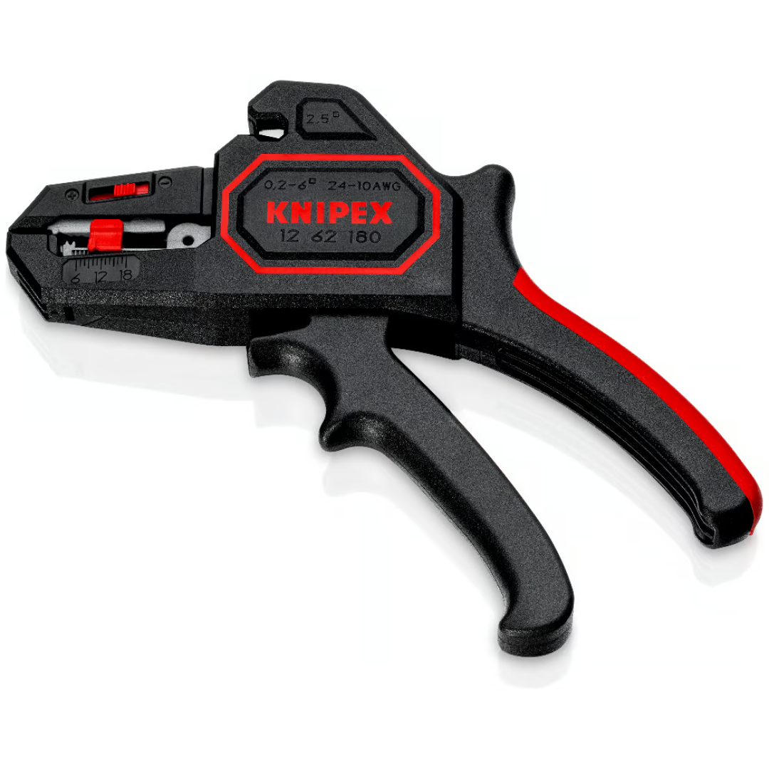 คีมปอกสายไฟแบบอัตโนมัติ 7 นิ้ว No.12 62 180 KNIPEX