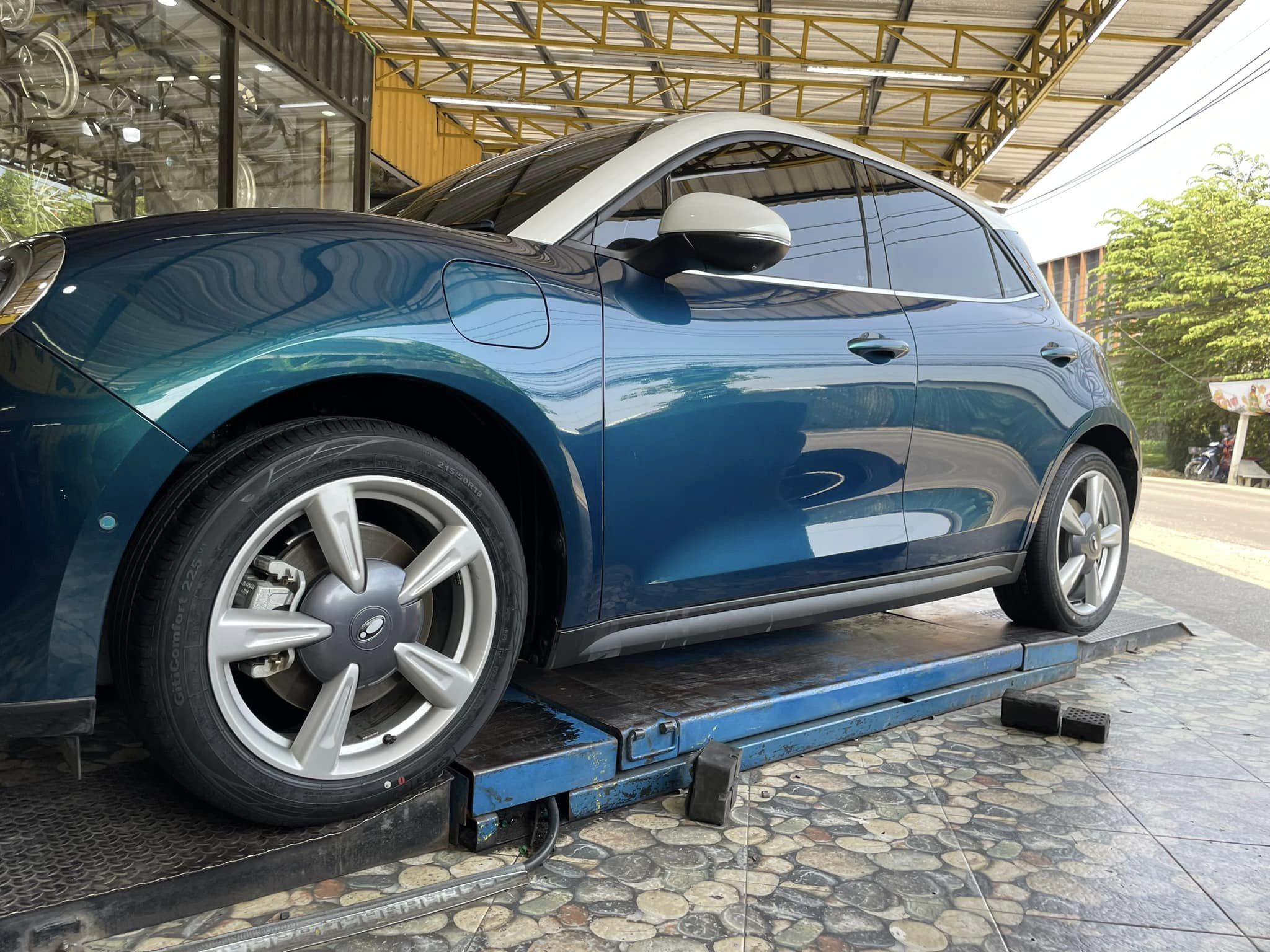 #ORA_Goodcat เปลี่ยนยาง ยางใหม่ #GITI #Comfort225v1 #215/50R18 ยางใหม่ปี2024