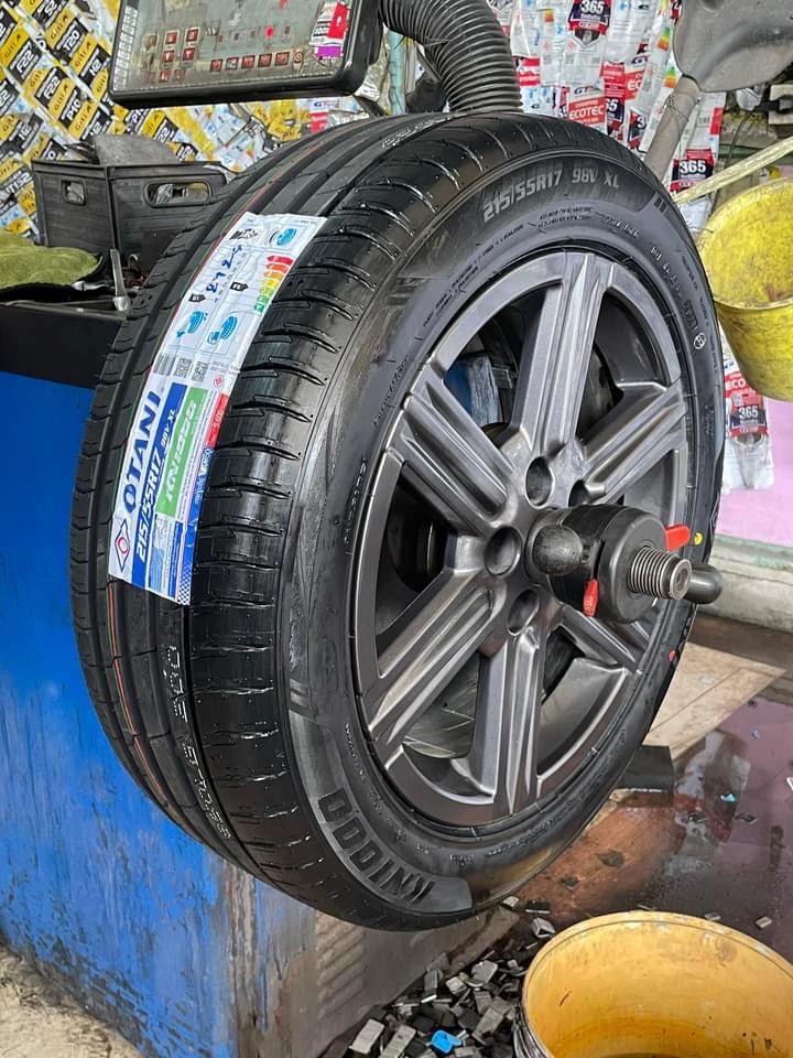 #HONDA_HRV เปลี่ยนยาง EV ยางเทคโนโลยีโฟม #OTANI #KN1000 215/55R17