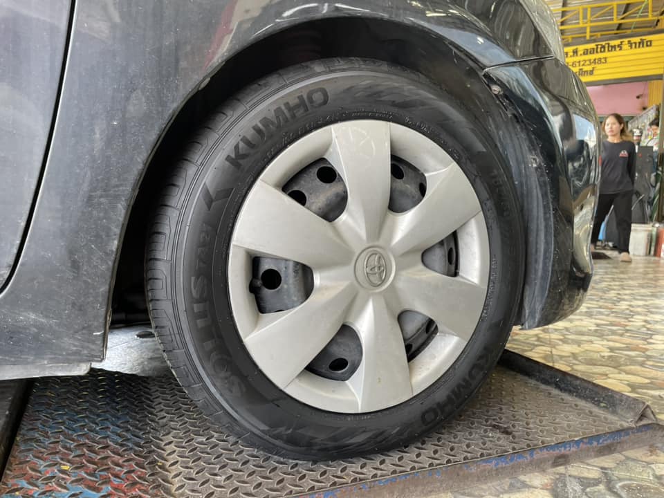 #TOYOTA_VIOS เปลี่ยนยาง #KUMHO_TA21_185/60R15
