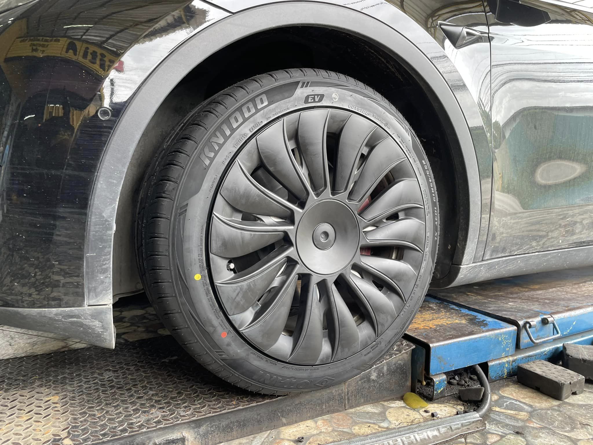 TESLA_Model3 #OTANI #KN1000 #255/45R19🔥 🔥 #ยางEV รถไฟฟ้า