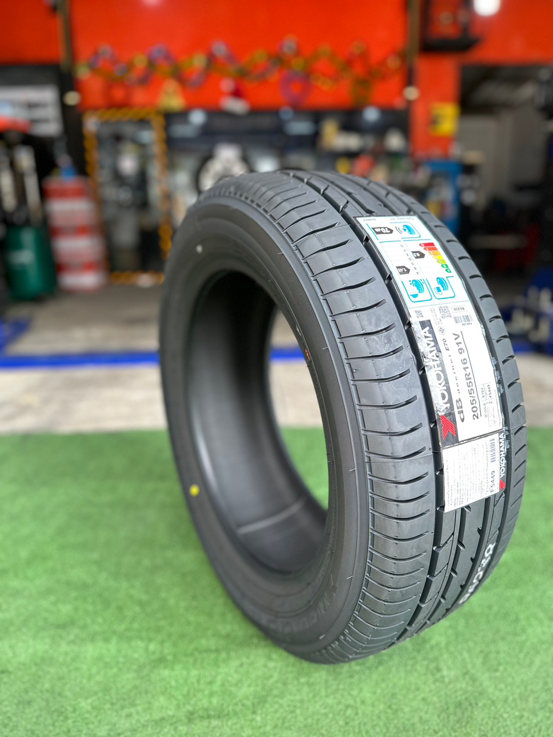 ยางใหม่YOKOHAMA E70 205/55R16 ยางใหม่ปี2023 ยางคุณภาพดี นุ่มเงียบ