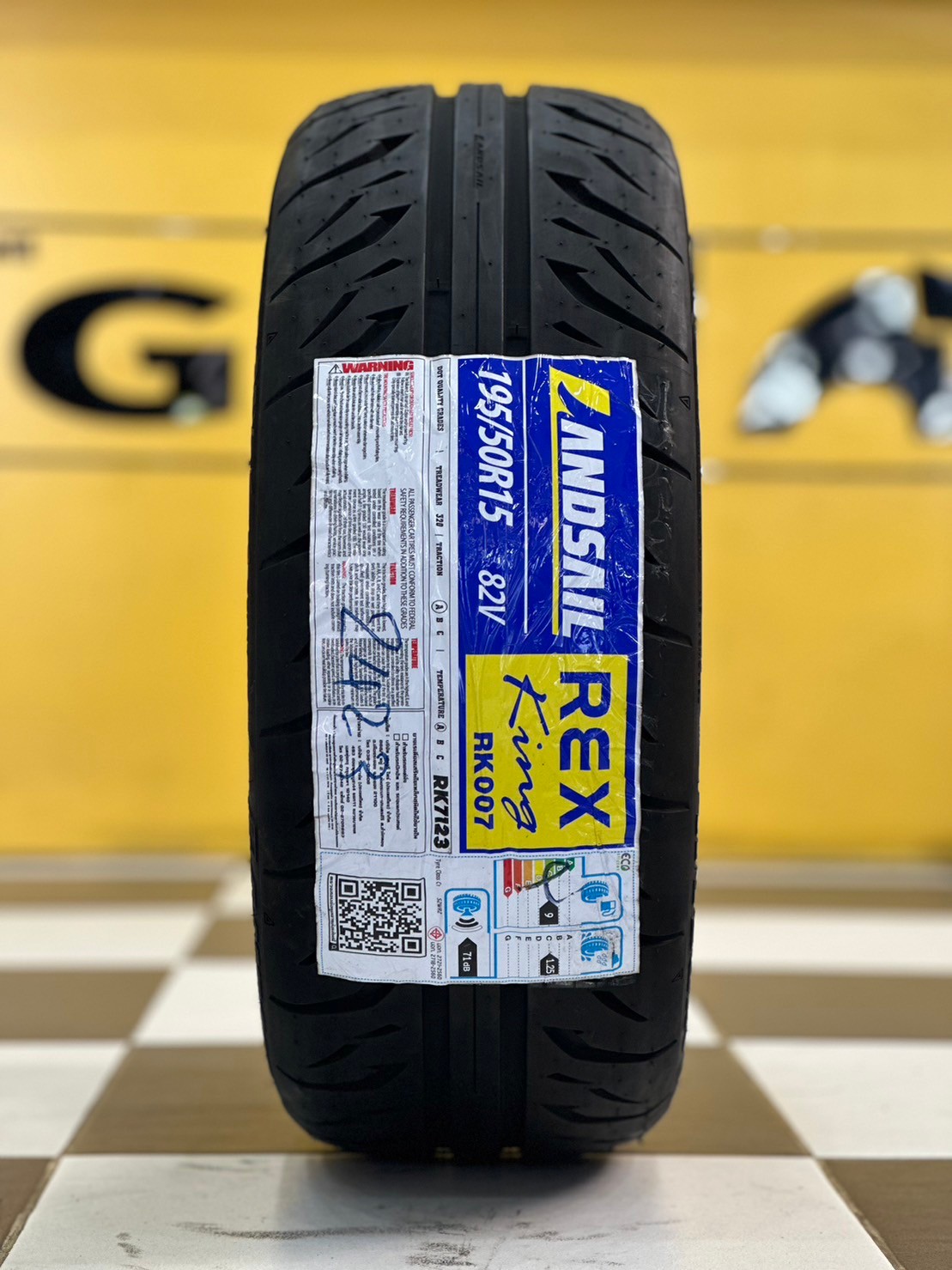 LANDSAIL RK007 195/50R15 ยางใหม่ ปี23 Treadwear320