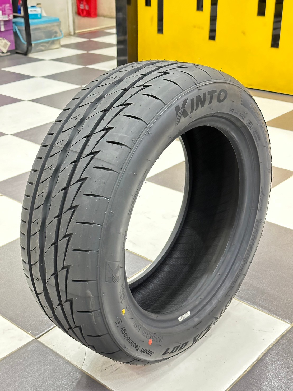 KINTO FORZA 001 Treadwear 280 195/55R15 ยางใหม่ปี2024