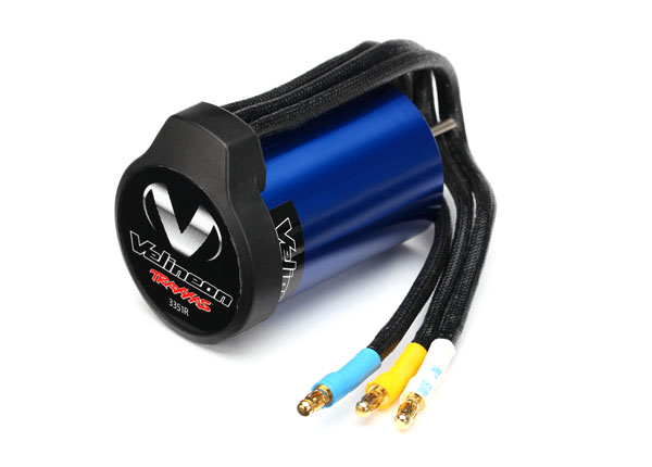 3351R Motor, Velineon 3500, brushless (assembled with 12-gauge wire and gold-plated bullet connectors)