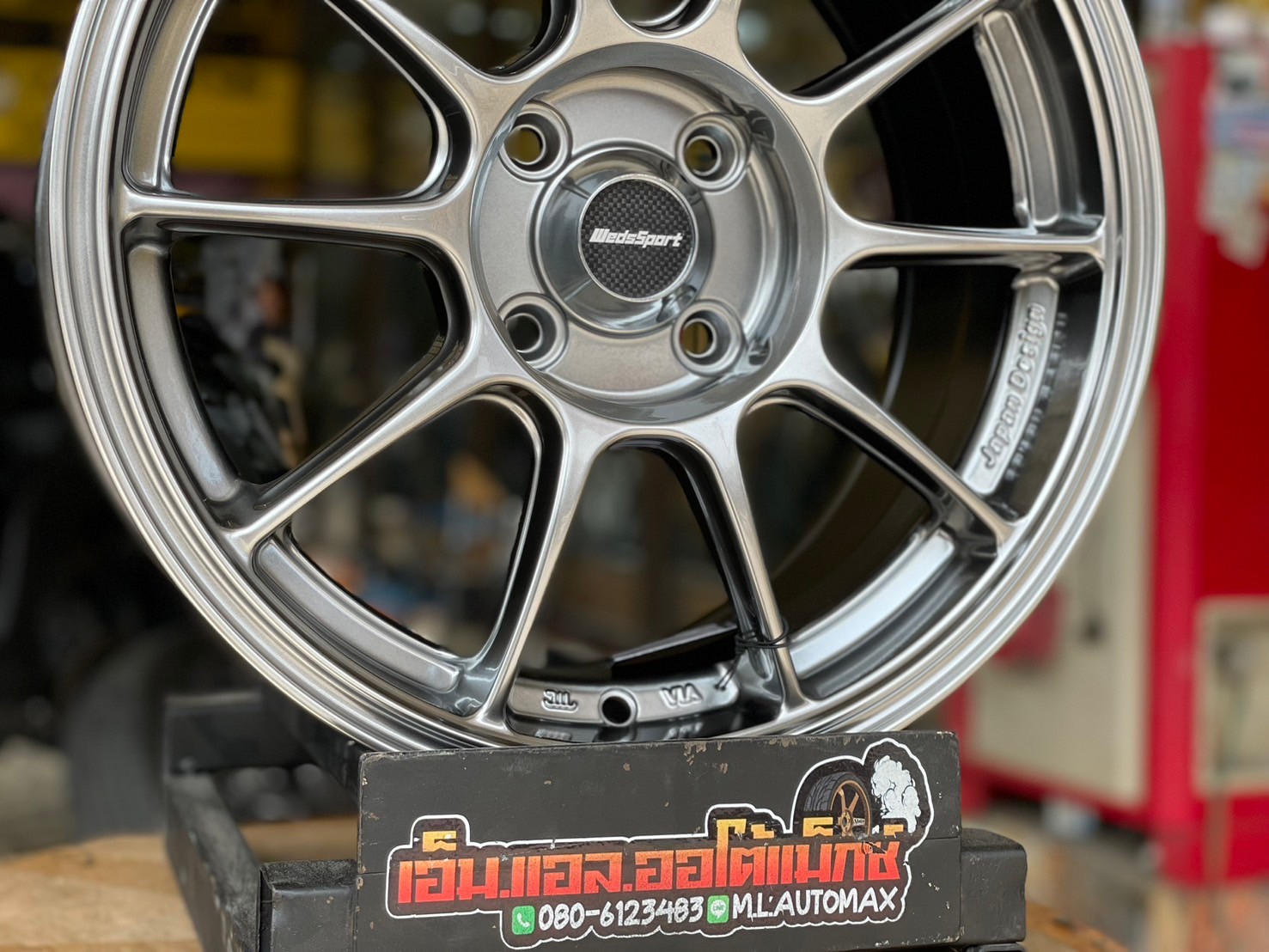 ล้อแม็กซ์ใหม่ขอบ15 #TC105X ล้อไทย Brightwheel BW-59 15x7 ET35 4x100 สีเทากัน