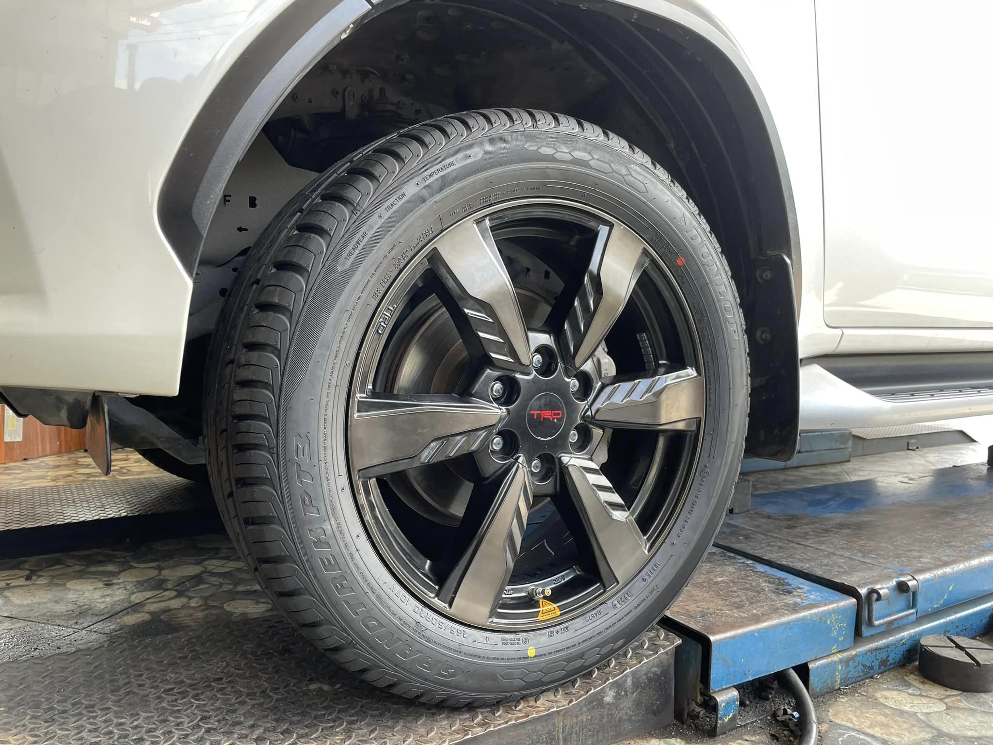 🛞❤️ #TOYOTA_FORTUNER 🚘❤️💫 🛞🐘#DUNLOP_GRANDTREK PT3_265/50R20 ❤️ 🛞 #TPMSตัววัดลมยางอัตโนมัติ🛞