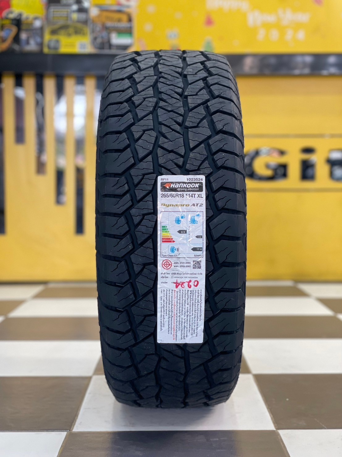 ยางใหม่ #HANKOOK_AT2 265/60R18ยางใหม่ปี2024