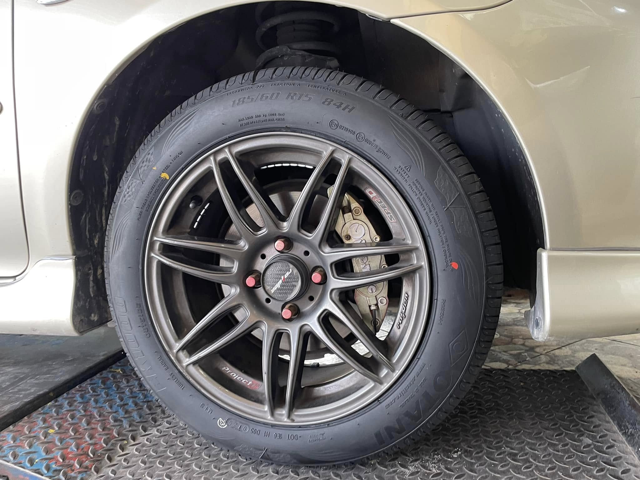 🚘 #TOYOTA_VIOS🛞เปลี่ยนยาง #OTANI #EK1000 185/60R15