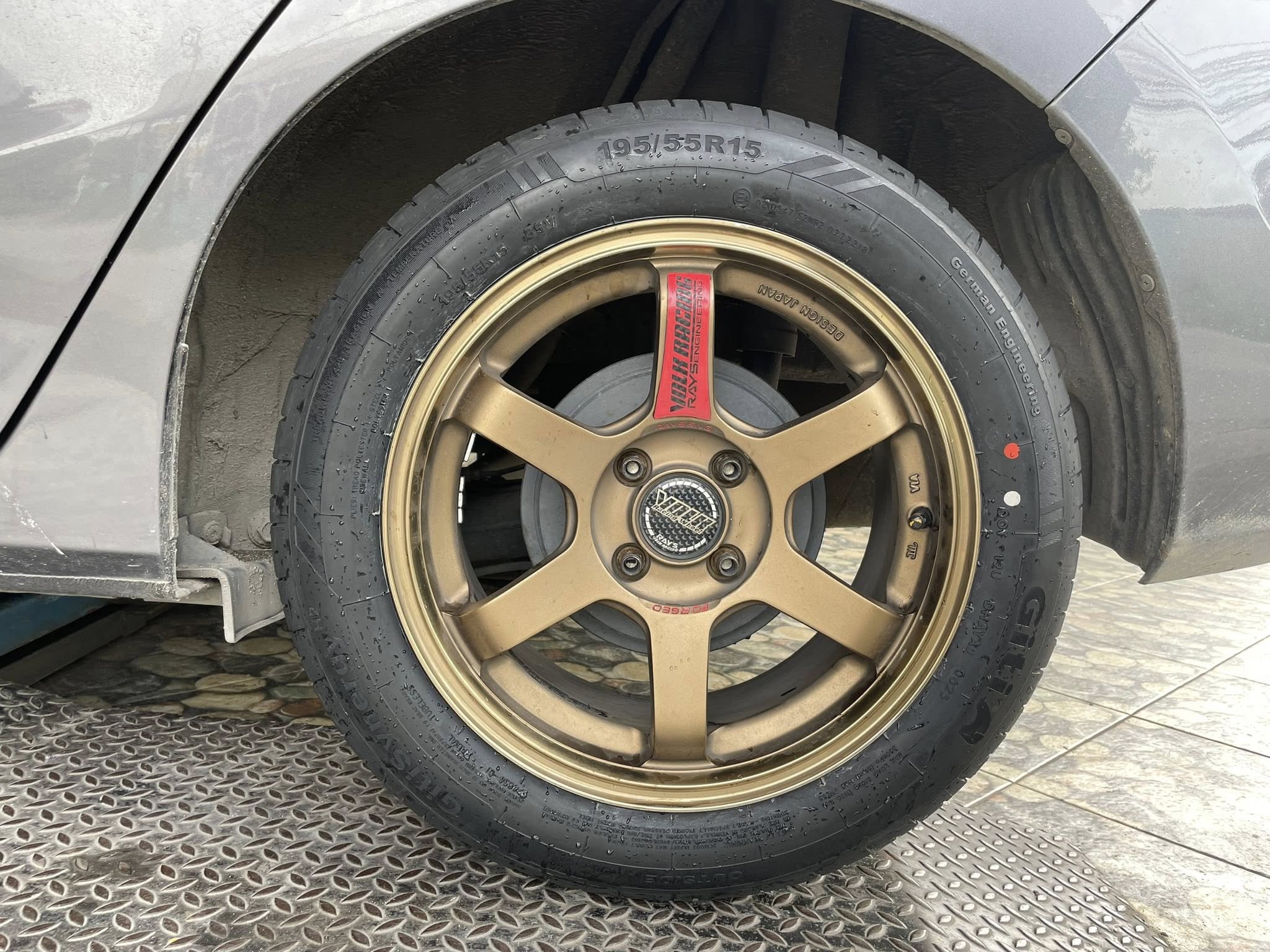 #HONDA_JAZZ🚘เปลี่ยนยาง 🛞🐘#GITI_SynergyH2_195/55R15