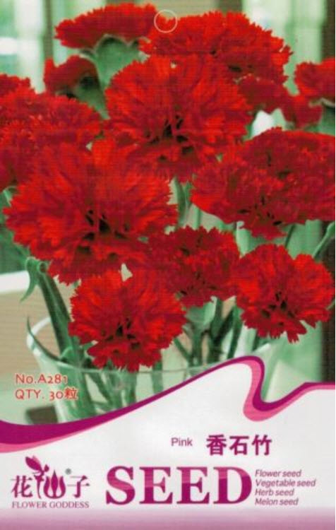 คาร์เนชั่น แดง (Red Carnation) / ซอง 30 เม็ด (A281)