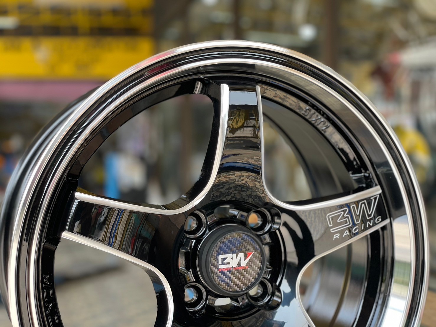 ล้อแม็กใหม่เวลขอบ15 #Weld #ฺBrightwheel #BW-63 ขอบ15 กว้าง7 ออฟ38 4รู100 สีดำขอบเงิน