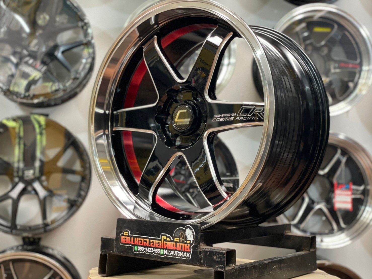 ล้อแม็กซ์ใหม่ขอบ18 Weld Cosmis TypeS 6รู114 นิสสันนาวาร่า Nissan Navara