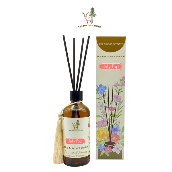 ก้านน้ำหอม กลิ่นขนมเจลลี่ Jelly Pop Reed Diffuser