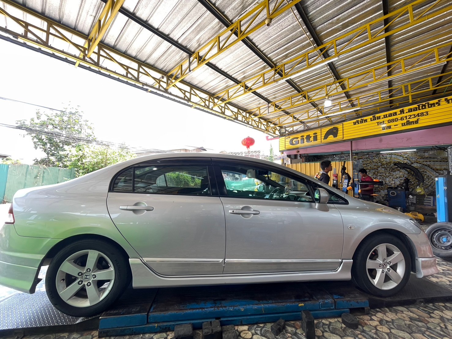 🚘 #Honda Civic ติดตั้งยาง #ยางใหม่คัมโฮ #Kumho #TA21 205/55R16 ยางใหม่ปี2024