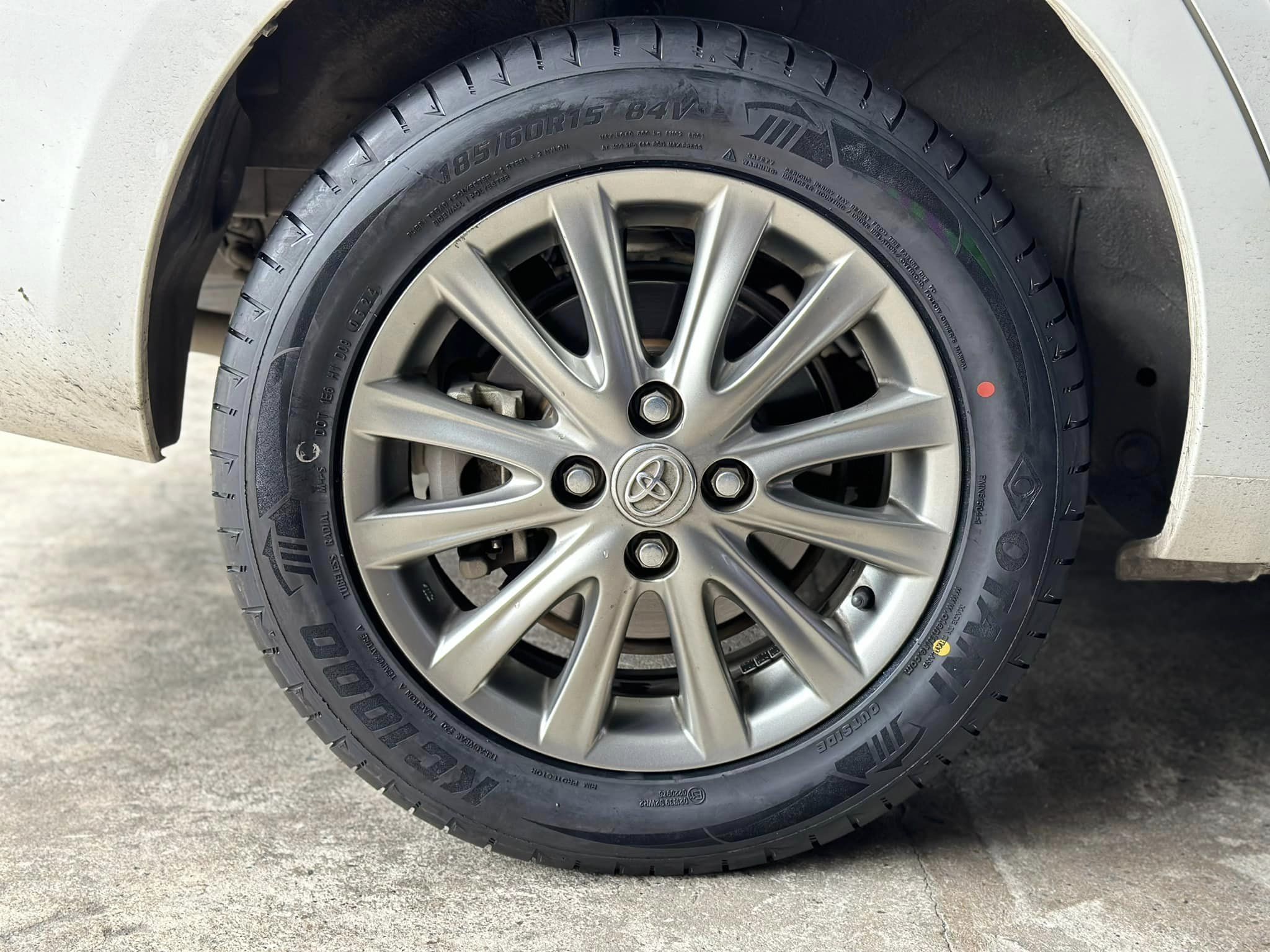 #TOYOYA_VIOS 🛞#OTANI_KC1000 185/60R15