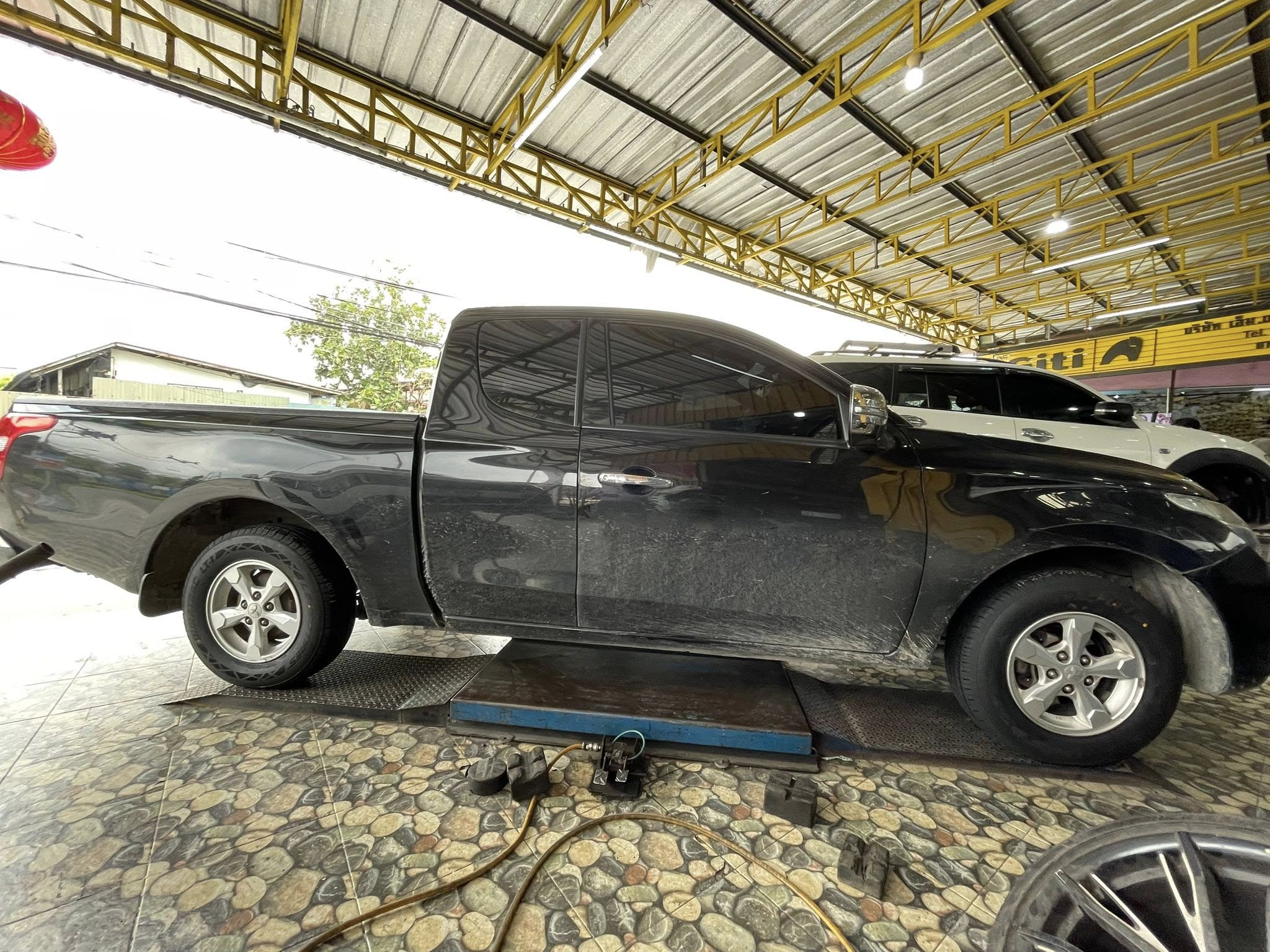 🛞❤️ #MITSUBISHI_TRITON เปลี่ยนยาง 🛞🐘#LENSO_LT-1_215/70R15