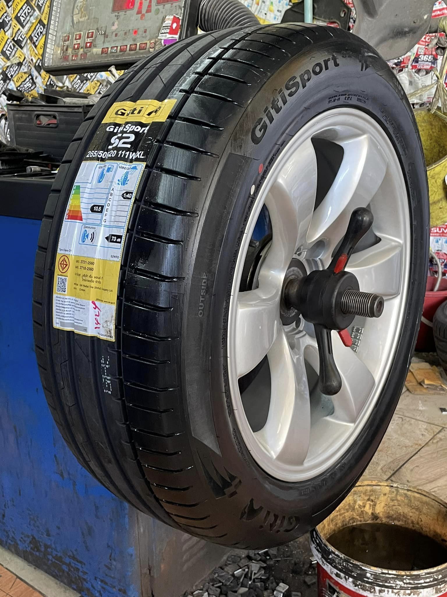 🚗#TOYOTA_FORTUNER🚘เปลี่ยนยาง 🛞#ยางจีที #ยางสปอร์ตสมรรถนะการขับขี่สูง 🛞 🛞#Giti_SportS2 265/50R20🛞