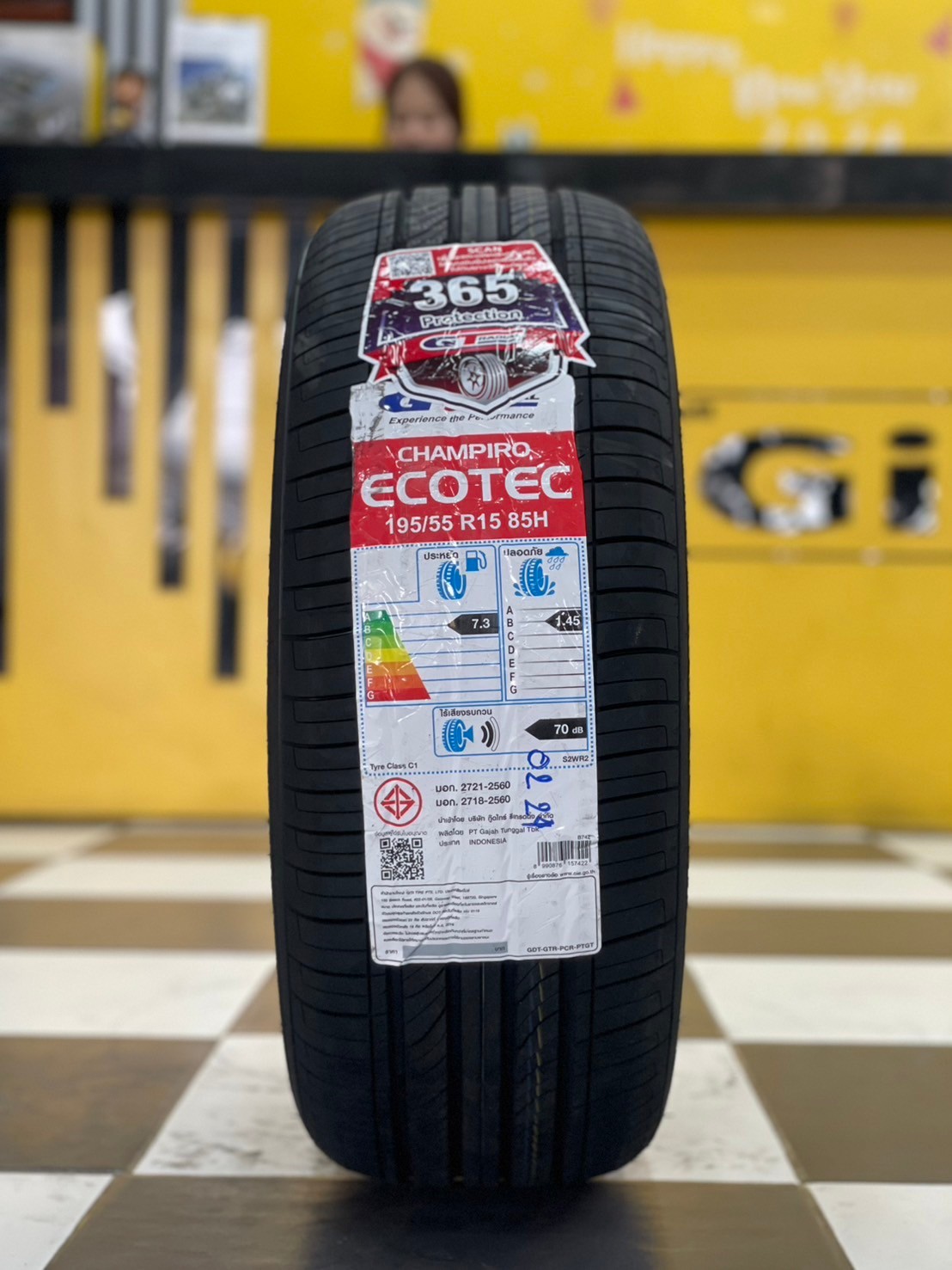 GT RADAIL CHAMPIRO ECOTEC 195/55R15 ยางใหม่ปี2024