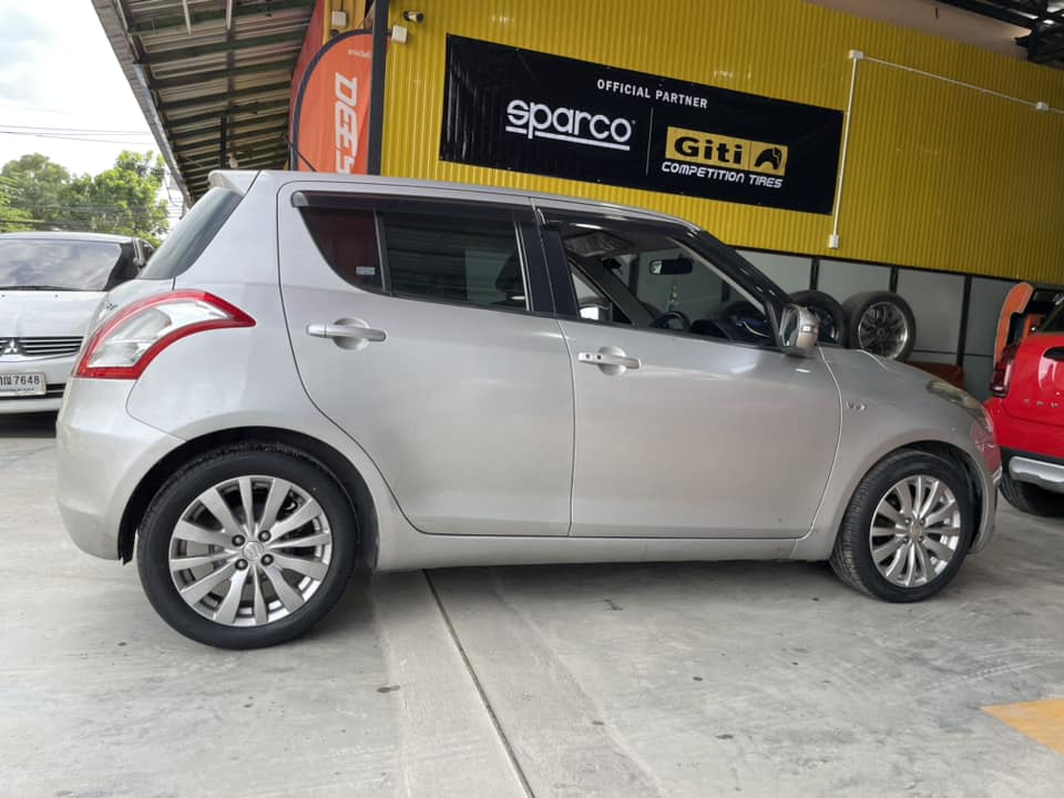 🚘 #SUZUKI_SWIFT เปลี่ยนยาง 🛞 #GT RADIAL ECOTEC 185/55R16 ❤️ #บริการตั้งศูนย์🛞