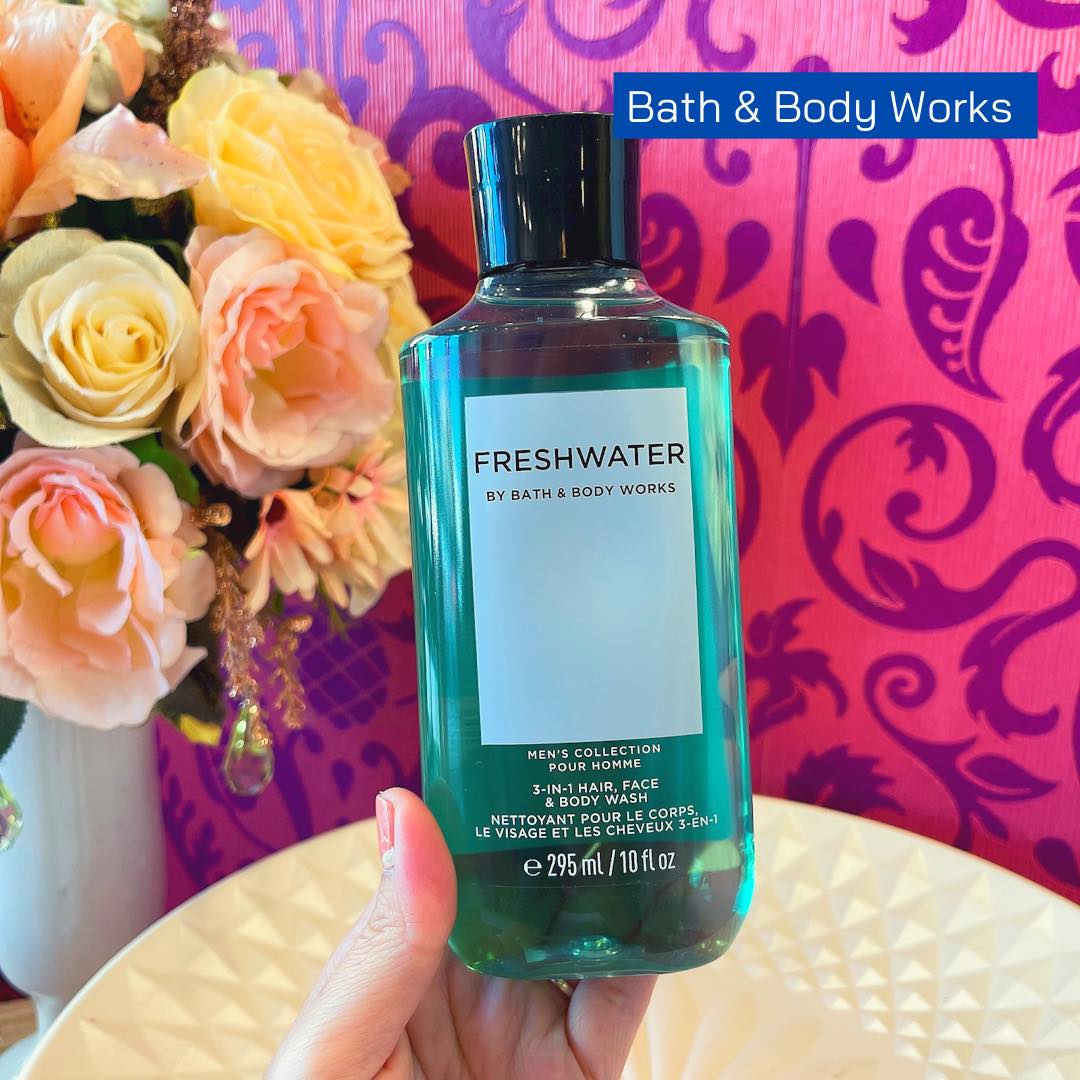 BBW เจลอาบน้ำ ดีงามที่สุด กลิ่น SG freshwater 295ml.