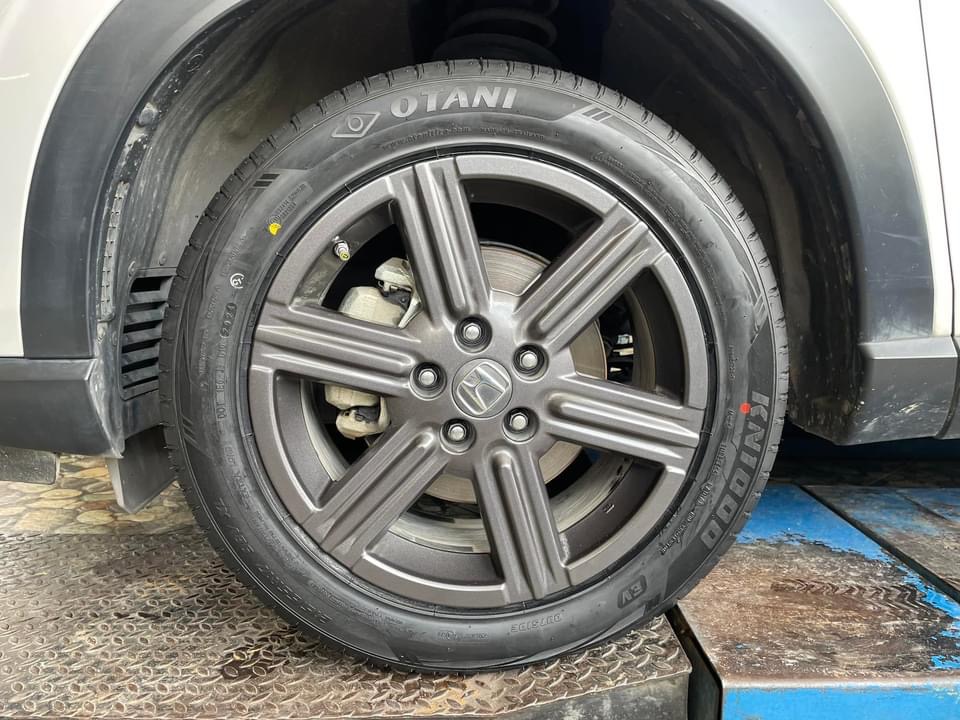 #HONDA_HRV เปลี่ยนยาง EV ยางเทคโนโลยีโฟม #OTANI #KN1000 215/55R17