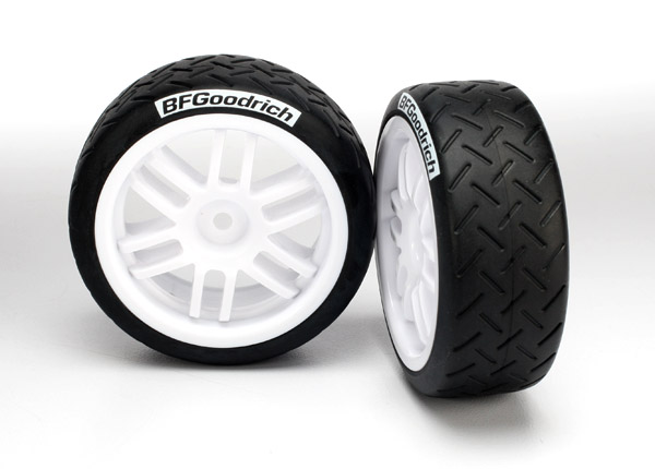 7372R Tires and wheels, assembled, glued (Rally wheels, BFGoodrich® Rally tires (soft compound) (2)