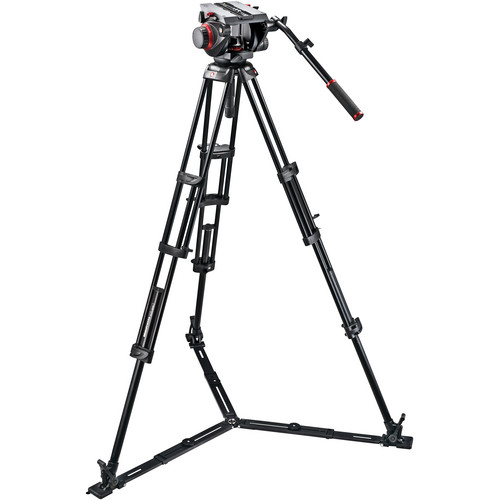 ขาตั้งกล้องวีดีโอ Manfrotto 509HD Video Head & 545GB Aluminum Tripod Pro Ground-Twin Kit 100