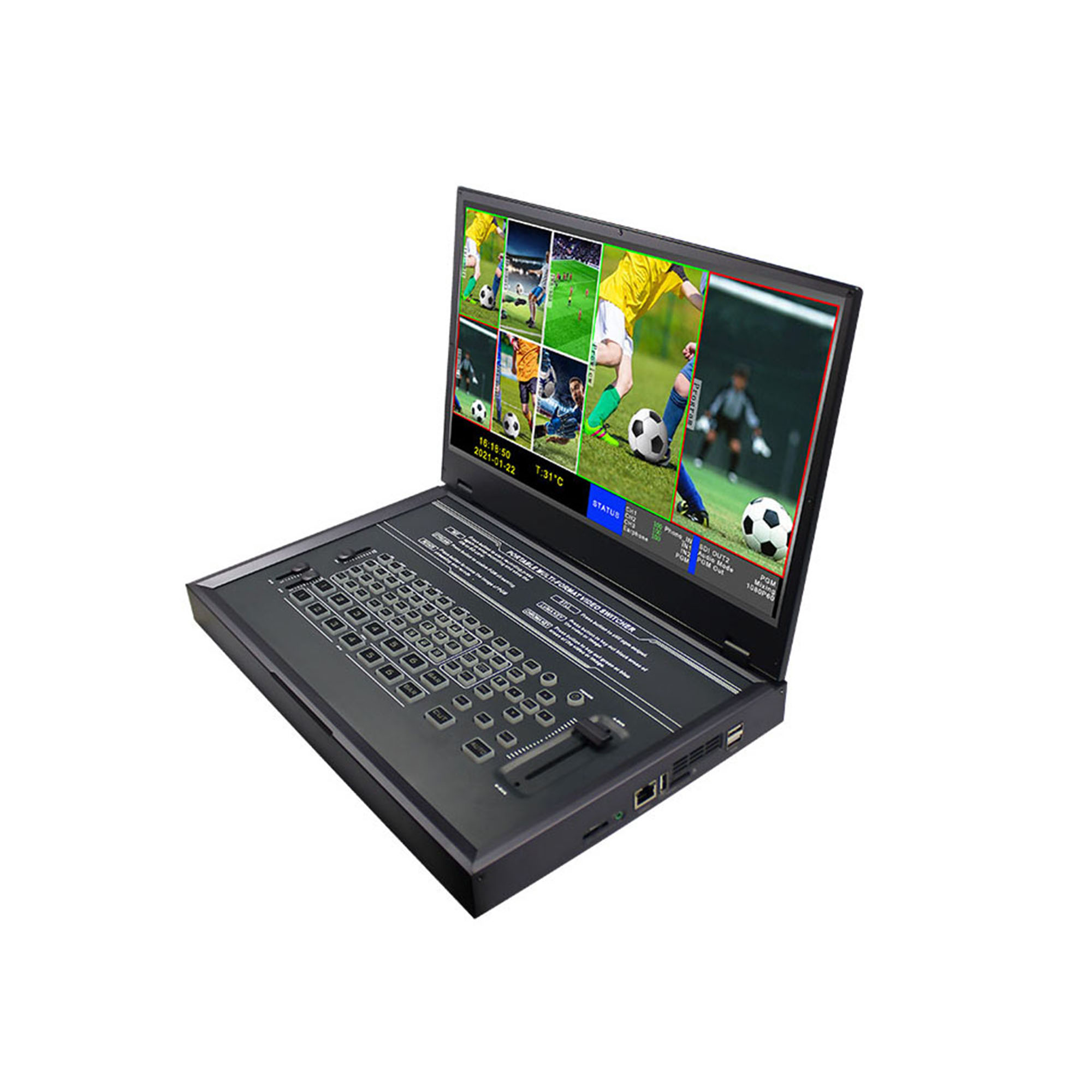 DeviceWell HDS9336 6-CH Portable HD Video Switcher