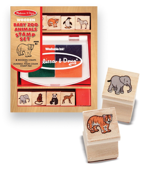JBM040-1638 Stamp Set - Baby Zoo Animal
