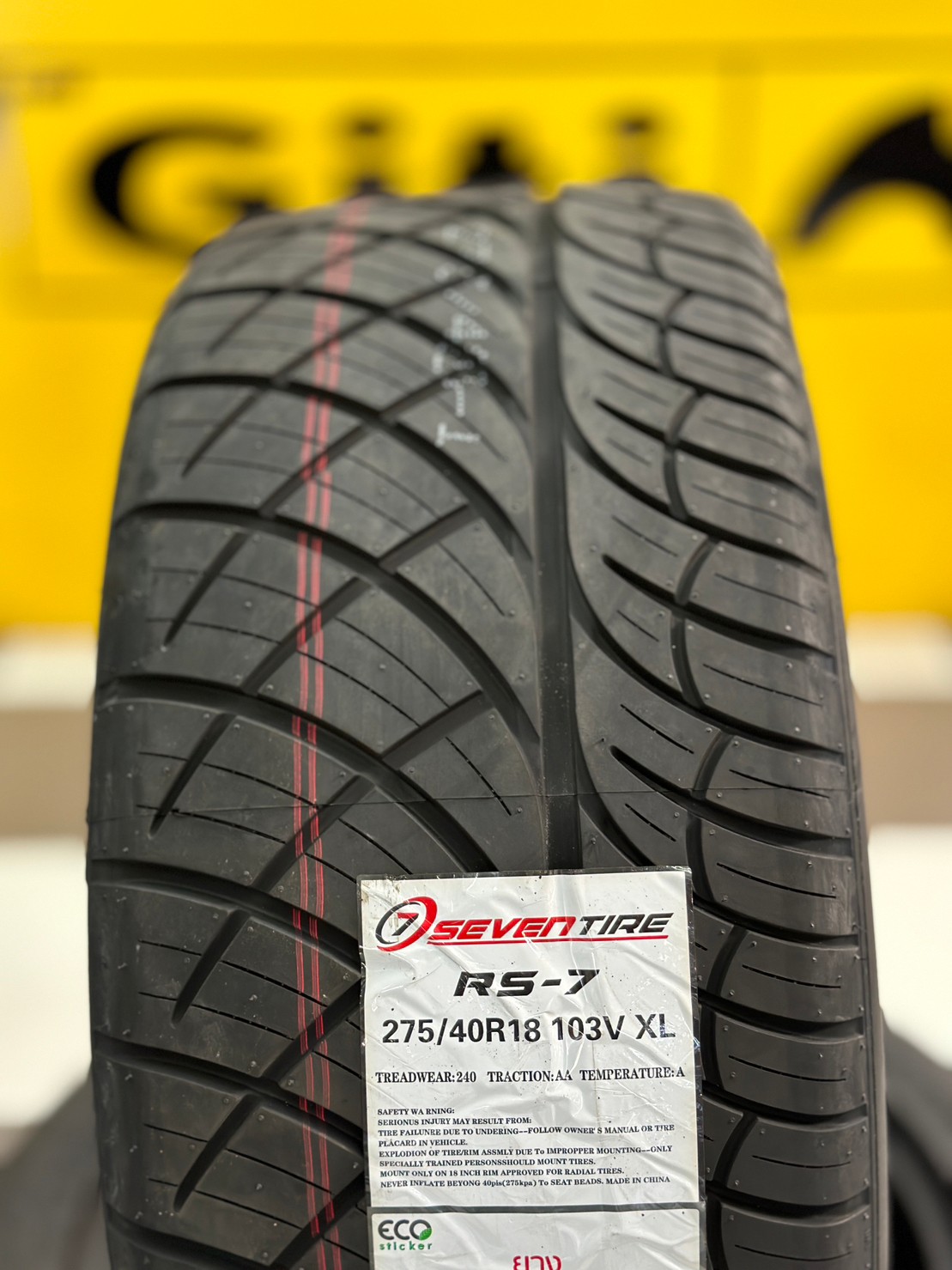 🔥🔥🔥 Prtomotion 🔥🔥🔥 245/45R18 275/40R18 SEVEN TIRE RS-7 ยางลายซิ่ง นุ่มหนึบ ยางใหม่ปี2023