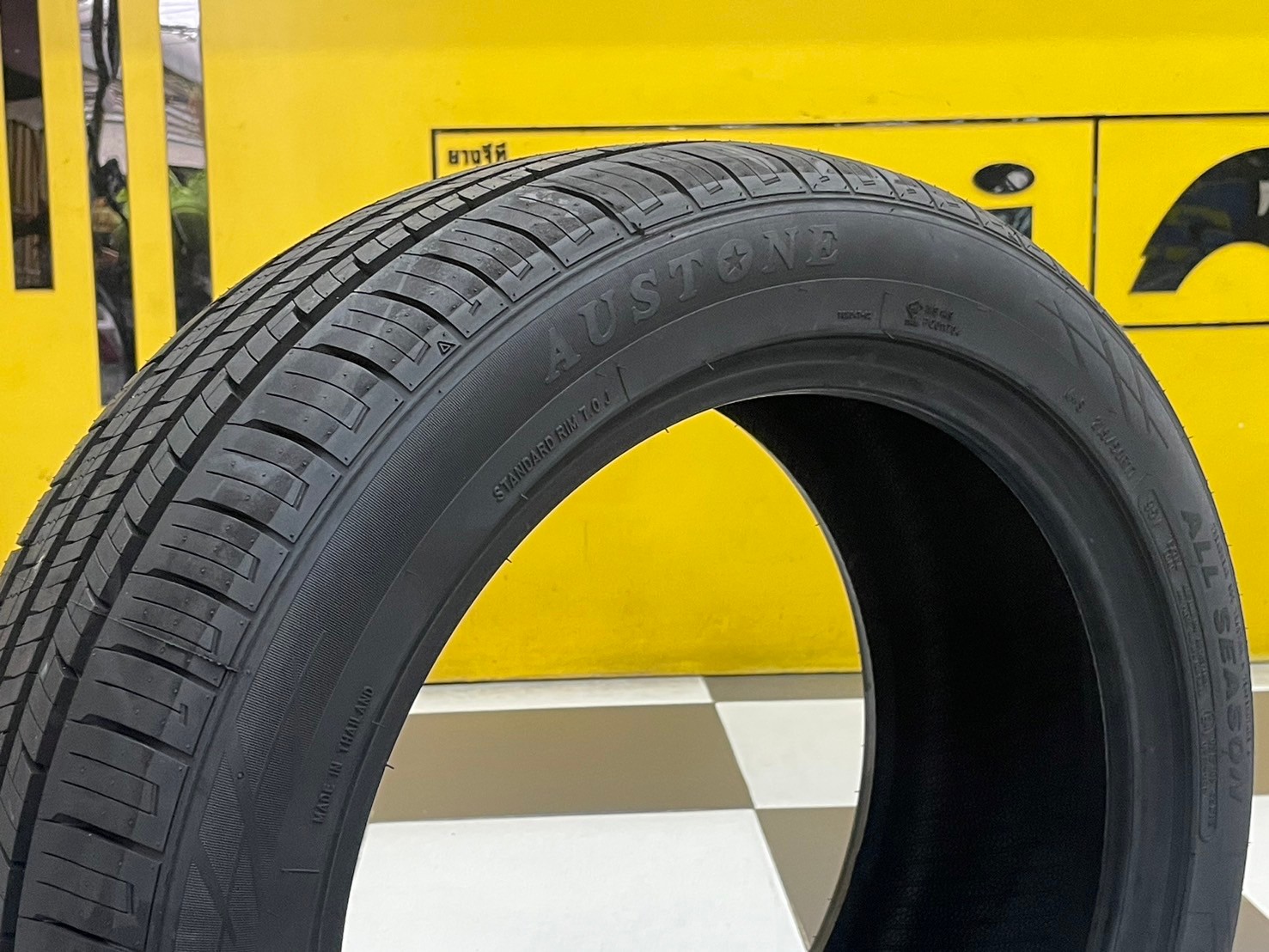 ยางใหม่ AUSTONE SP602 215/50R17 ยางผลิตไทย คุ้มค่ารับประกันบาดบวมเบียดตำ365วันเคลมฟรี ยางใหม่ปี2024