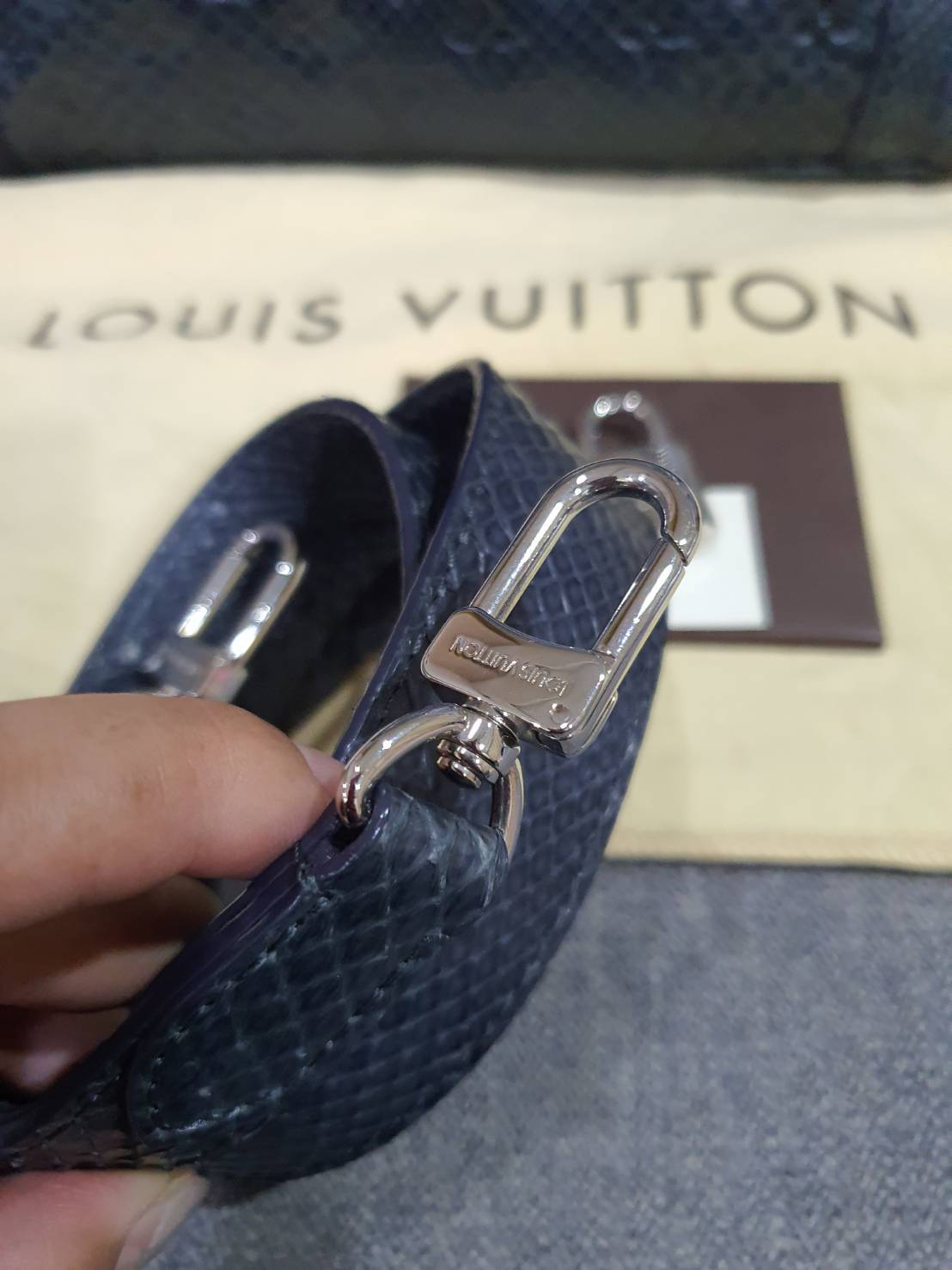 กระเป๋าLV Antheia ixia Python มือสอง