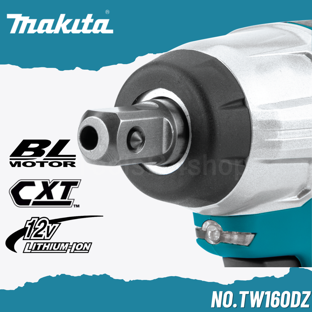 MAKITA บล็อกไร้สาย MAKITA 12V 3/8 นิ้ว No.TW160DZ (ตัวเปล่า)