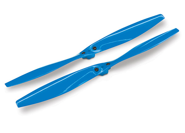7929 Rotor blade set, blue (2) (with screws)