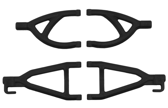 RPM-80602 1/16 E-REVO, SUMMIT Rear A-arms (Black)