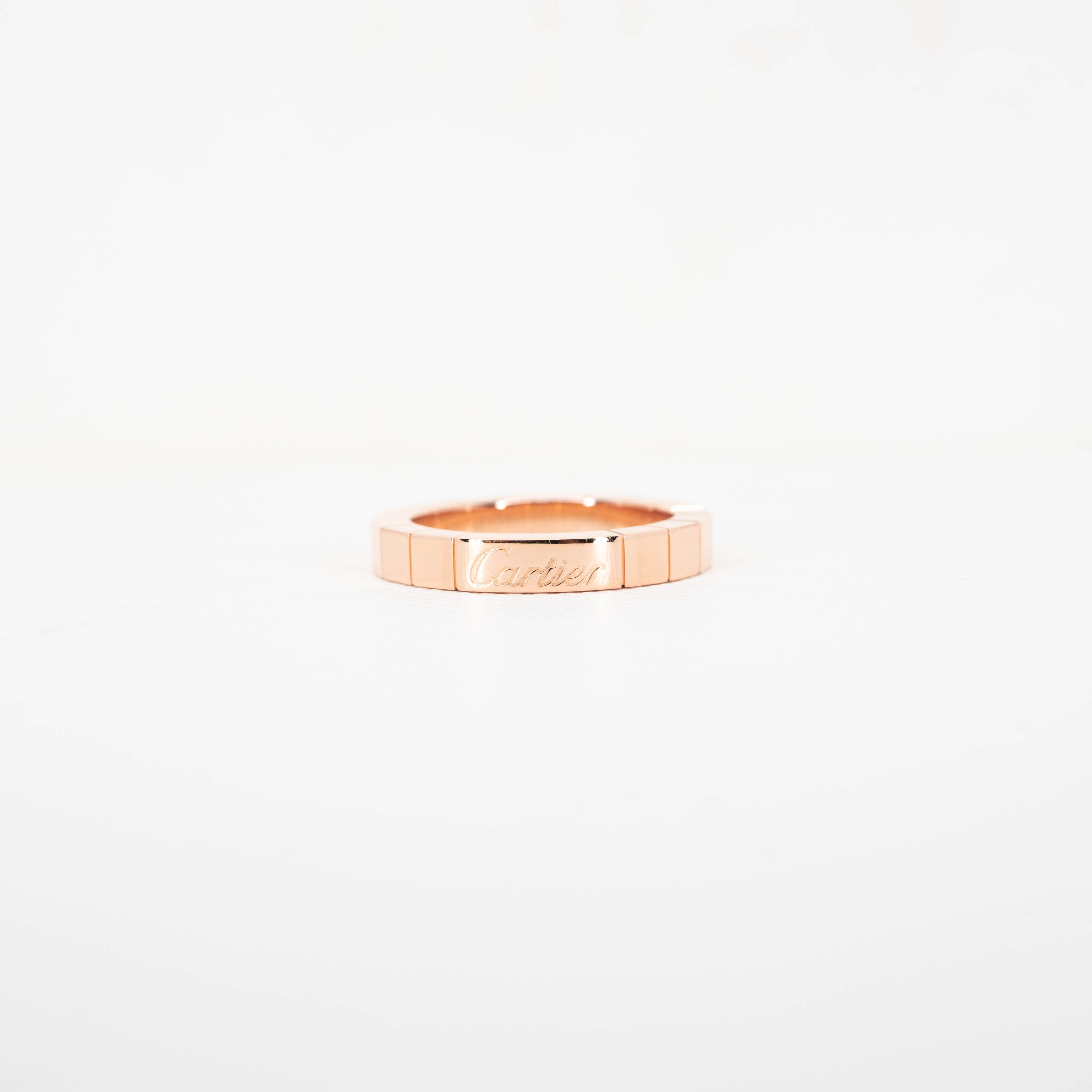 แหวน Cartier Lanieres ทองชมพู18K ไซส์ 47# (Used)