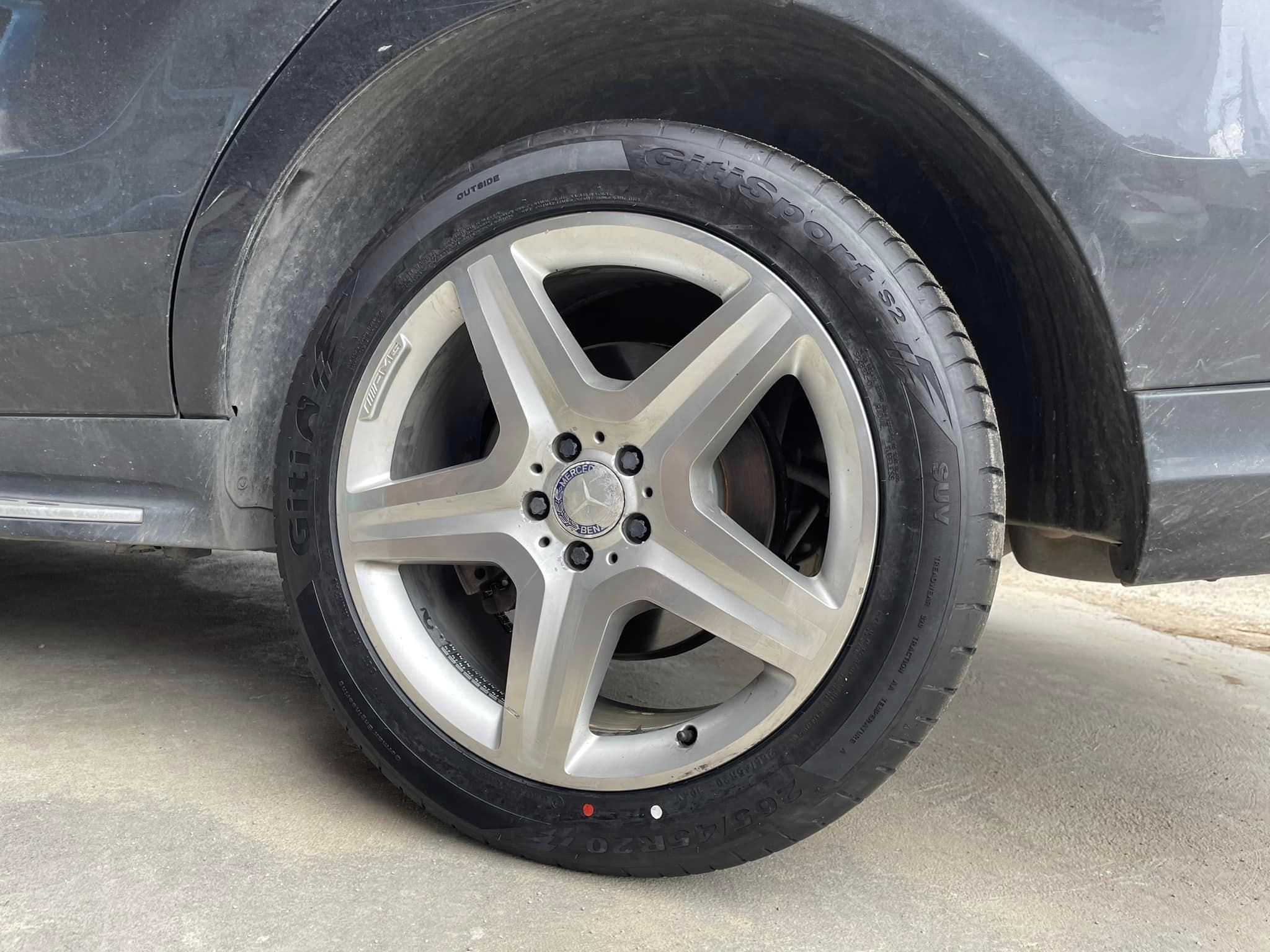 🚗#BENZ_MLเปลี่ยนยาง 🛞#ยางจีที #ยางสปอร์ตสมรรถนะการขับขี่สูง 🛞 🛞#Giti_SportS2 265/45R20 🛞 #บริการตั้งศูนย์🛞