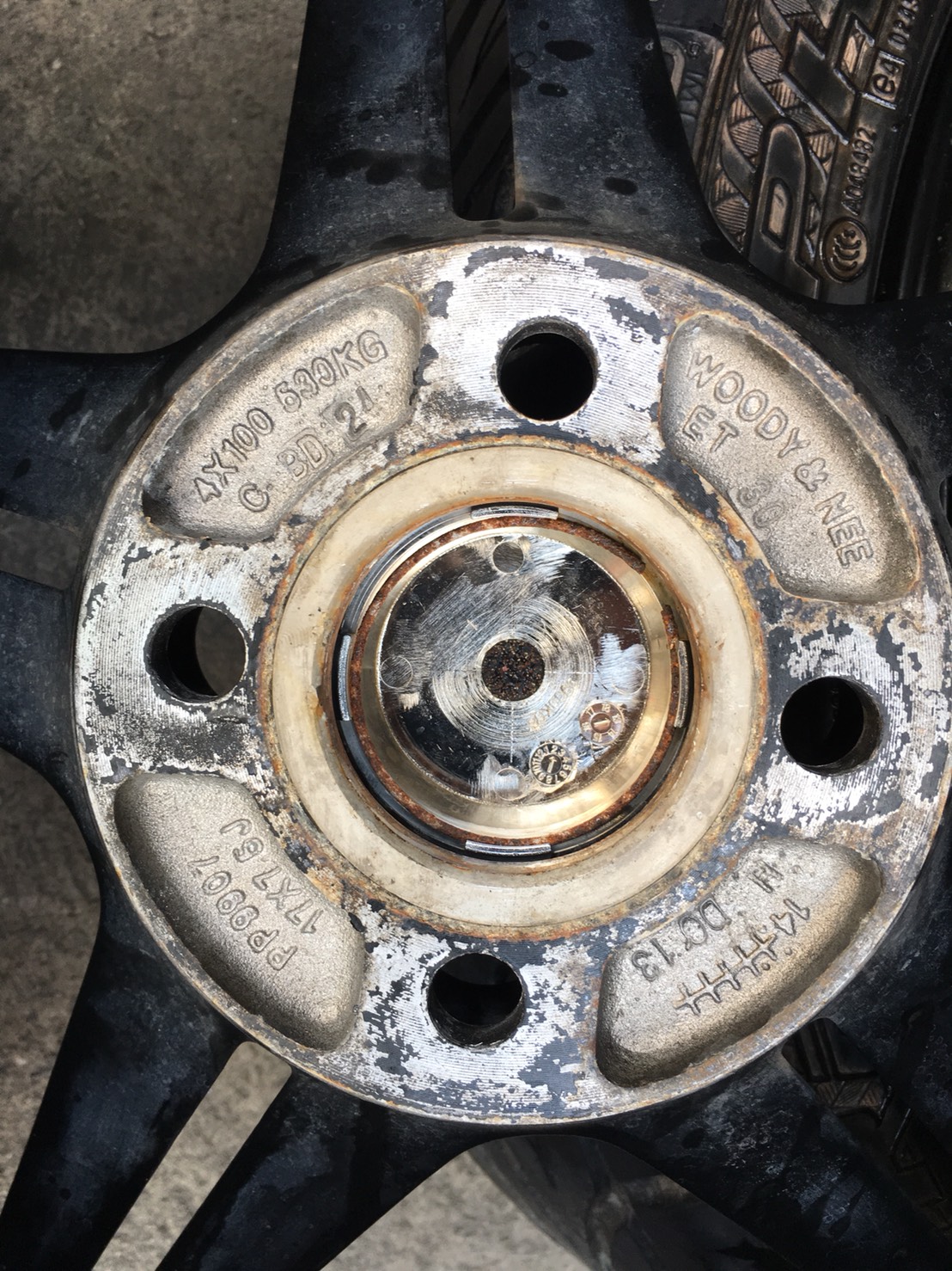 ล้อแท้ Cosmis ขอบ17 4รู100 พร้อมยาง