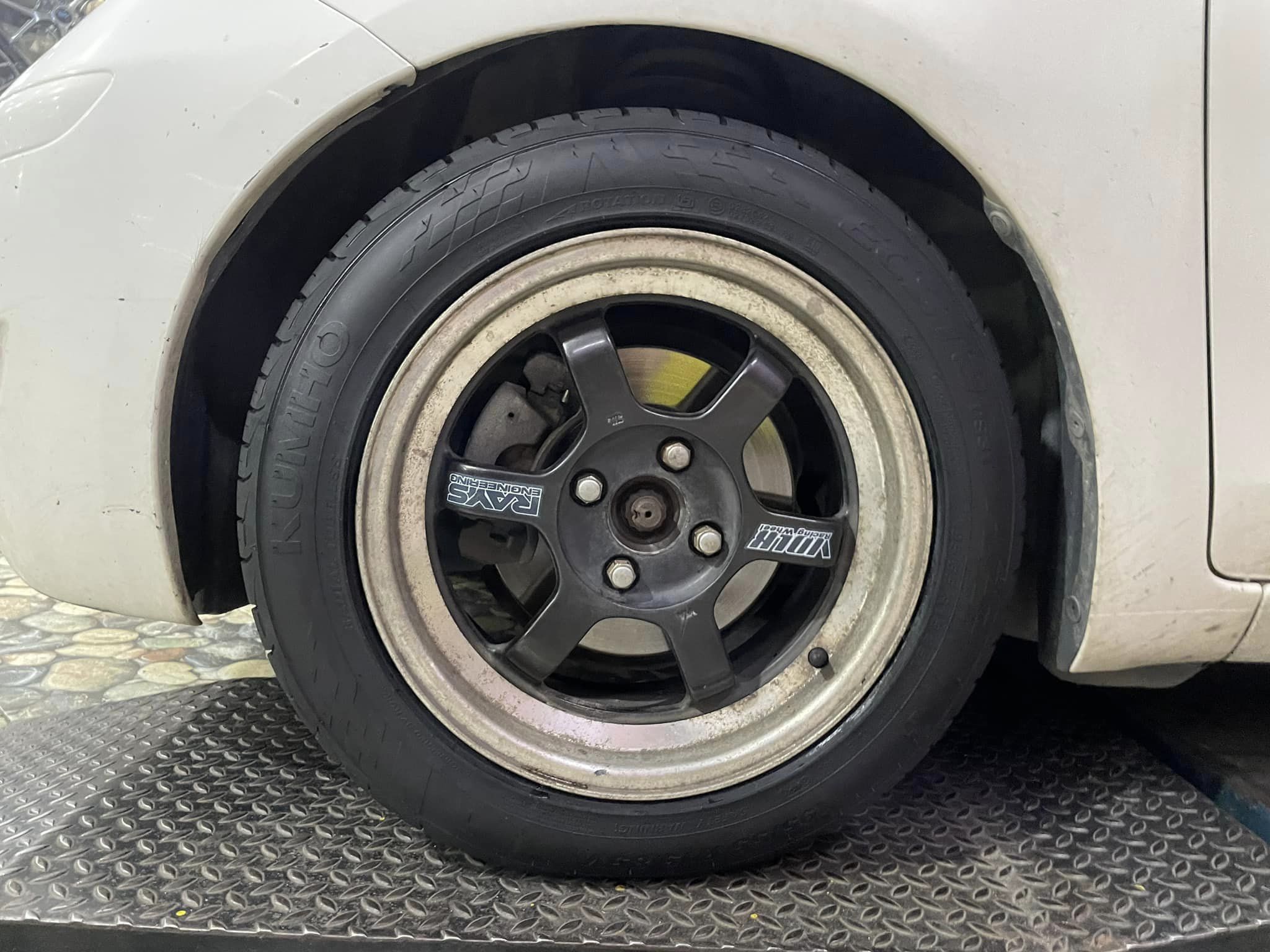 #TOYOTA_YARIS เปลี่ยนยาง #KUMHO_PS31_195/55R15