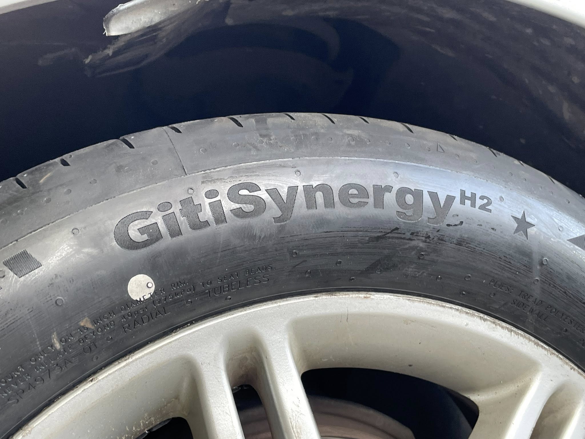 BENZ_A180🚘เปลี่ยนยาง 🛞🐘#GITI_SynergyH2_195/55R16