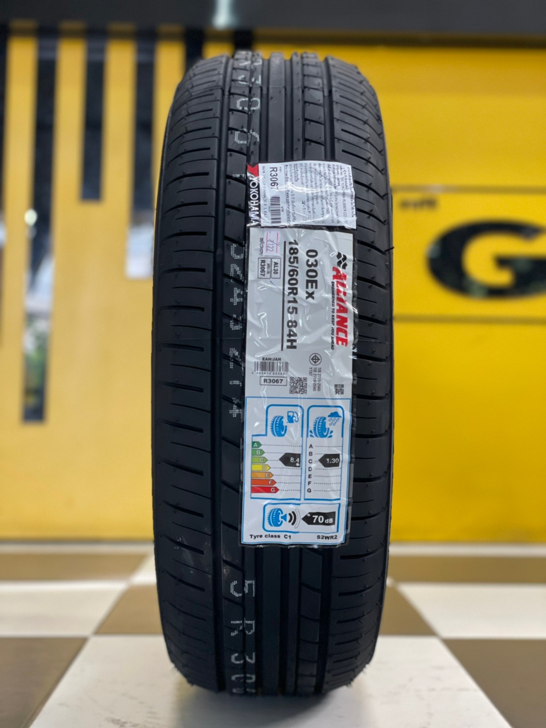 🌟 185/60R15 ALLIANCE AL30 By YOKOHAMA ยางใหม่ปี2022🌟 (4เส้น)