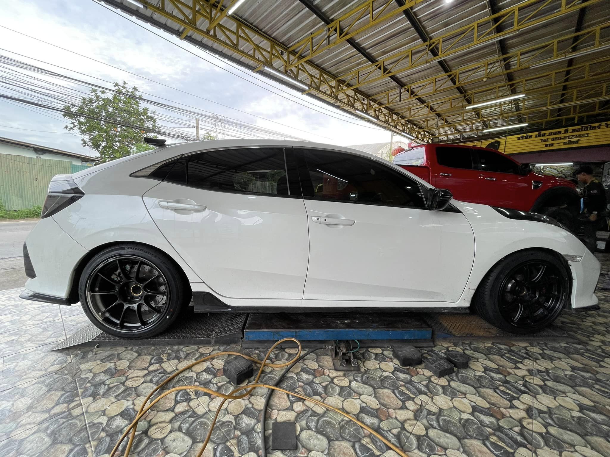 🚗#HONDA_CIVIC❤️🚘 🛞#ยางจีที #ยางสปอร์ตสมรรถนะการขับขี่สูง 🛞 🛞#Giti_SportS2 225/45R18🛞