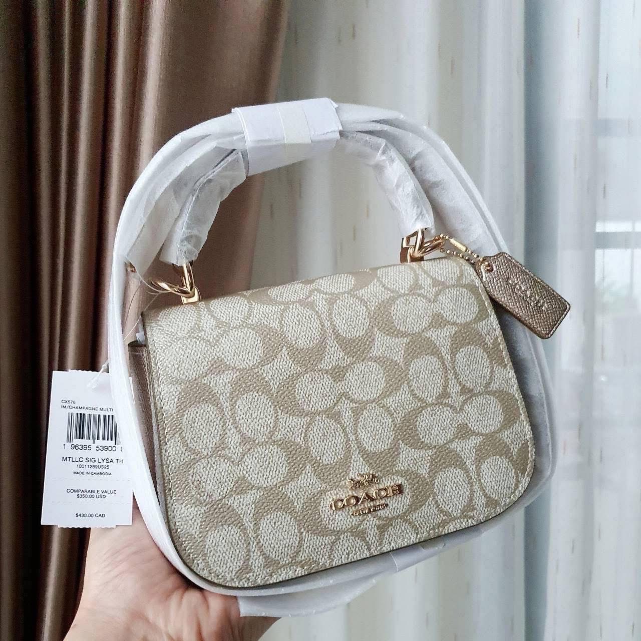 กระเป๋าCoach Lysa Top Handle In Signature