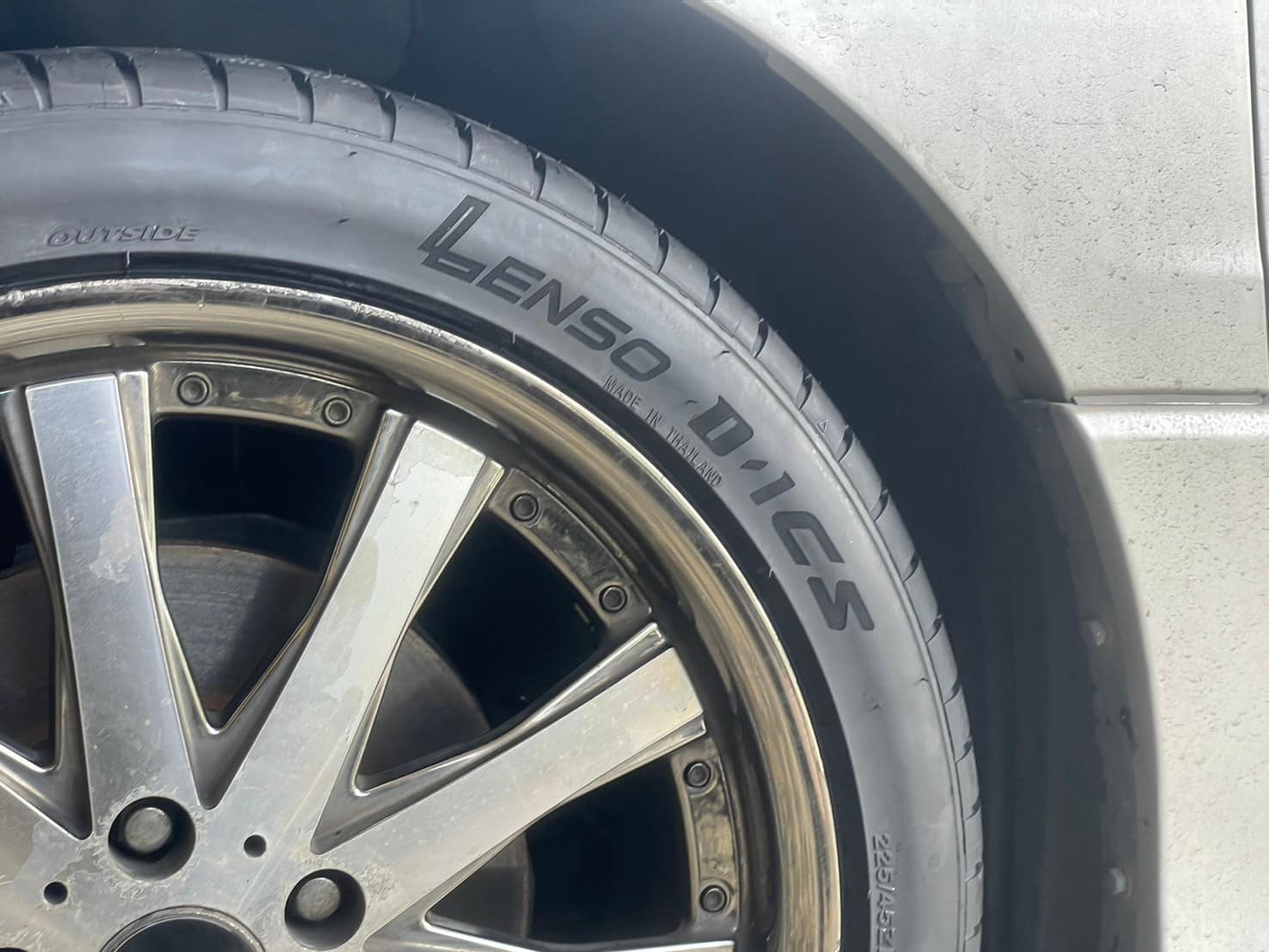 🚘 #TOYOTA_ALPHARD เปลี่ยนยาง 🛞ยางรถยนต์ Lenso D-1CS 225/45R18 ยางใหม่ปี2024