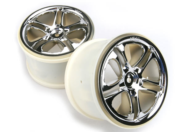 5172X Wheels, SS (split spoke) 3.8" (chrome) (2) (fits Revo/Maxx series)