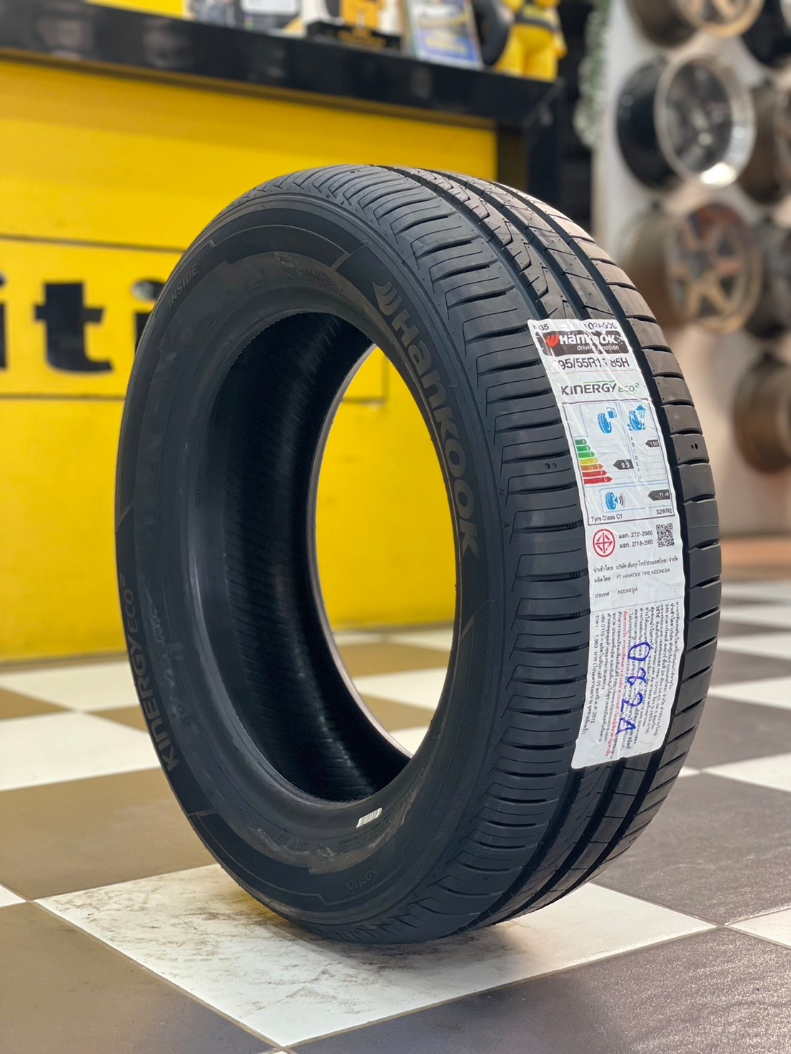 HANKOOK 195/55R15 รุ่น KINERGY ECO2 ยางใหม่ปี2024