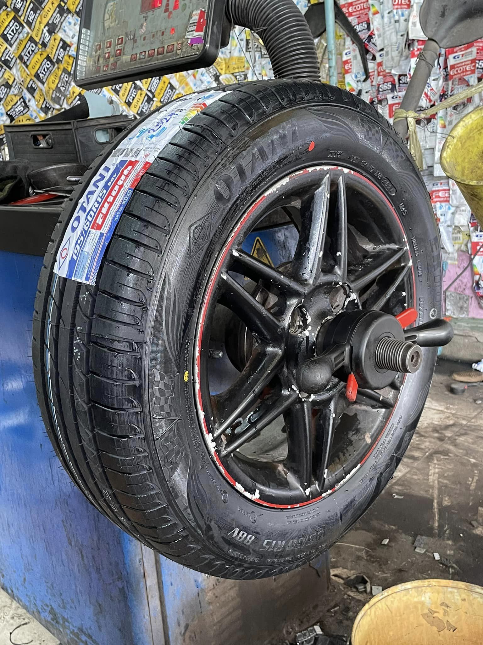 NISSAN_SUNNYเปลี่ยนยาง #OTANI #EK1000 195/60R15