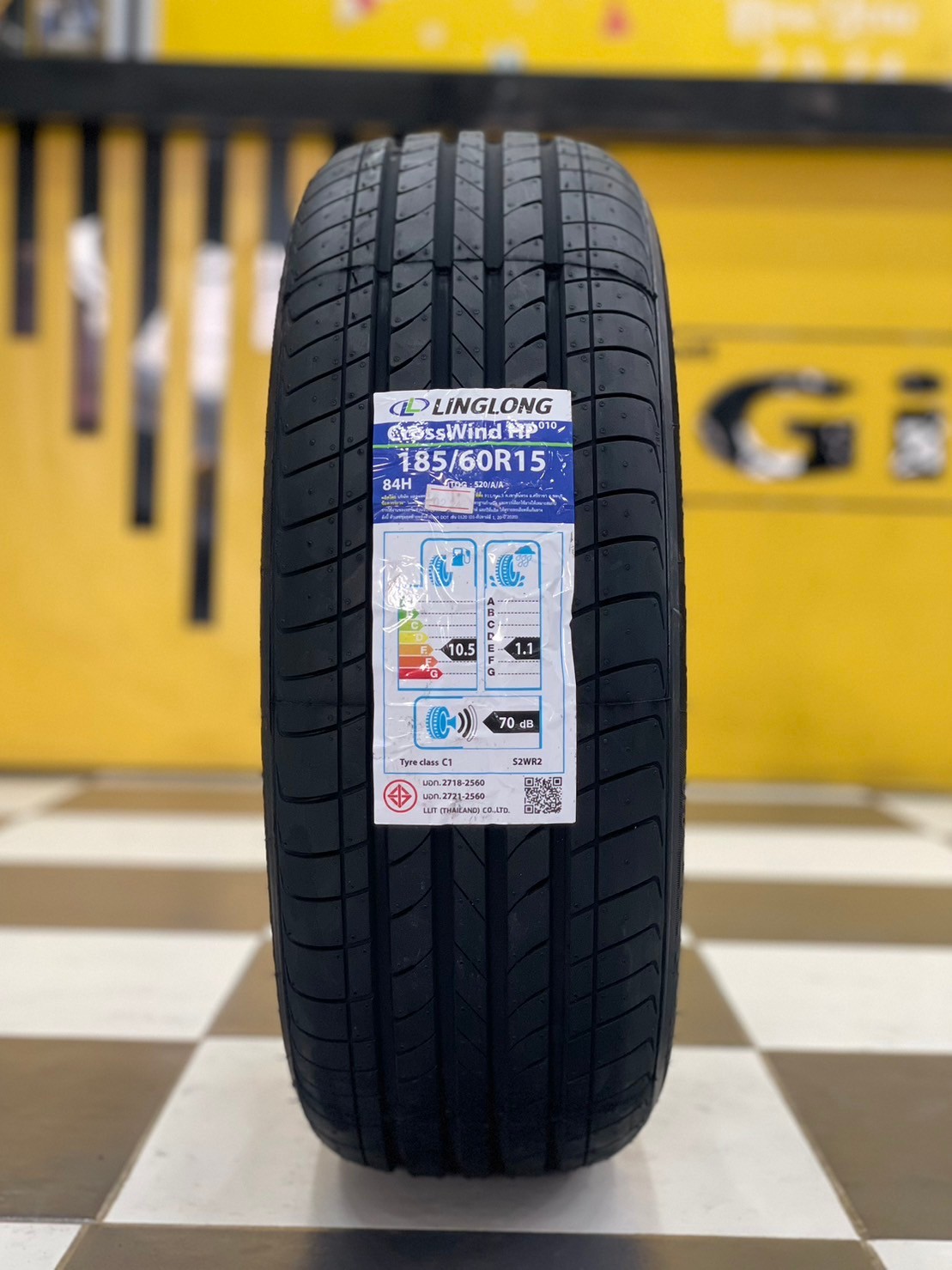 ยางรถยนต์คุณภาพดี Linglong(หลิงหลง) Crosswind HP 185/60R15 ยางใหม่ปี2024 ยางผลิตไทย